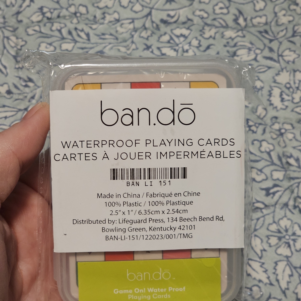 Ban.do Vibrant Waterproof Playing Cards